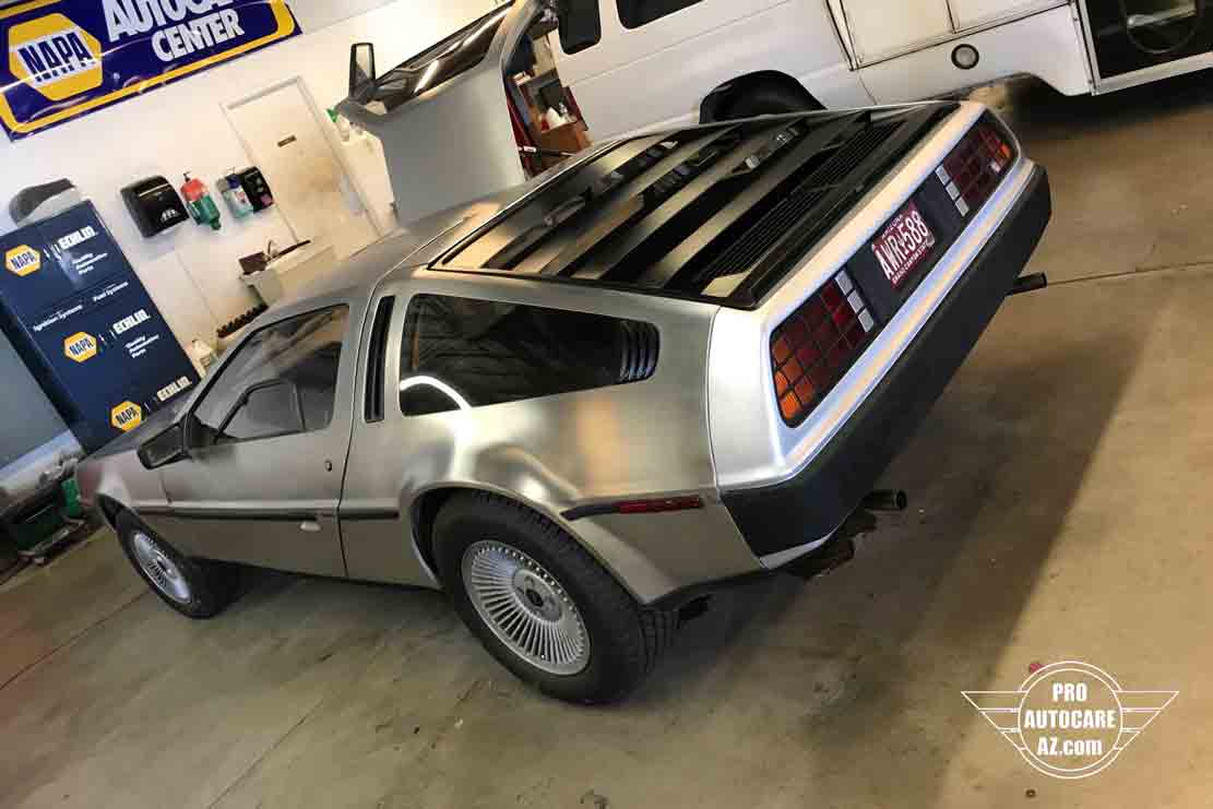 delorean paintjob