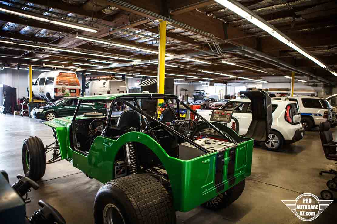 mechanics repair shop bay